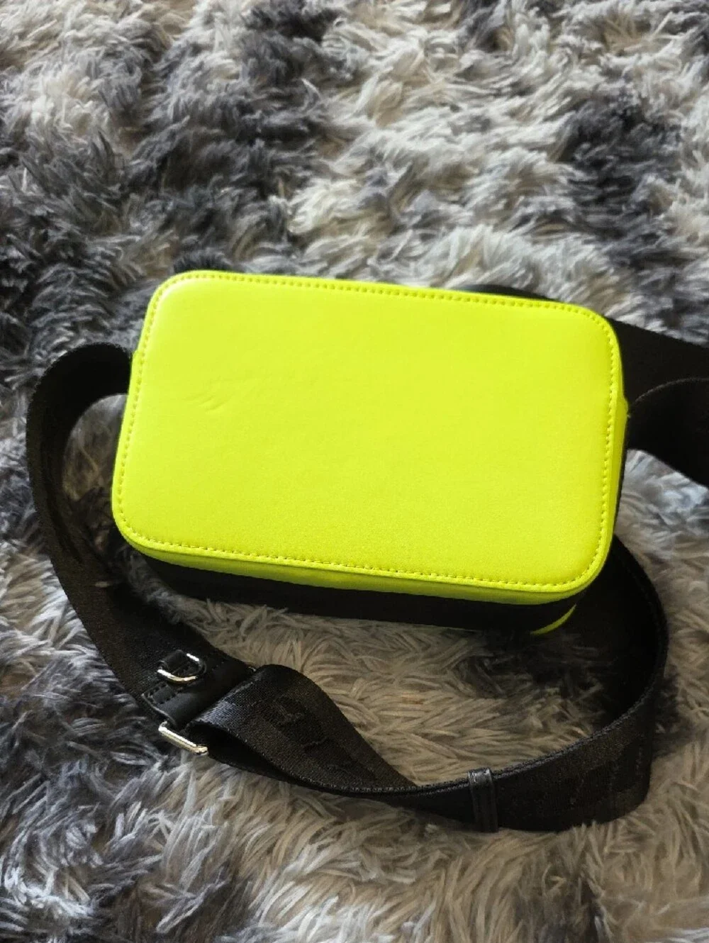 Acute Neon Yellow Crossbody Bag